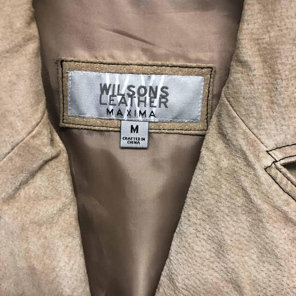 *SOLD*Wilson Leather Maxima Suede Tie Jacket - Picture 3 of 5
